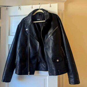 Express NWOT Vegan Leather Moto Jacket